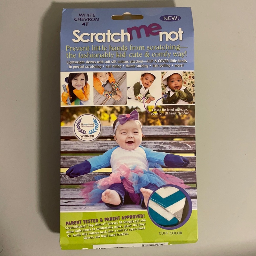 SOLD Scratch Me Not - Eczema Mitten Sleeves